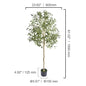 6ft Artificial Olive Tree Dimensions