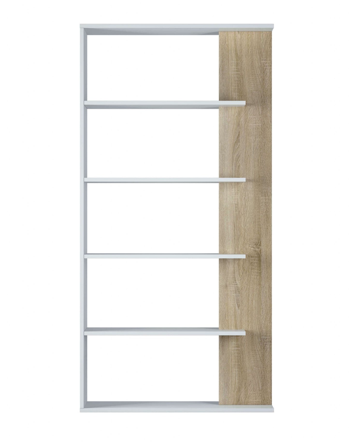 Dila White and Oak Effect Bookcase