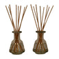 Adira Glass Bottle - Mandarin and Apple Cinnamon Reed Diffuser Set