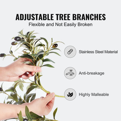 Artificial Olive tree flexible material