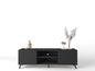 Atlas TV Unit Modern Matte Black Elegance for Your Home