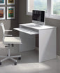 Glacial White Small Office Desk