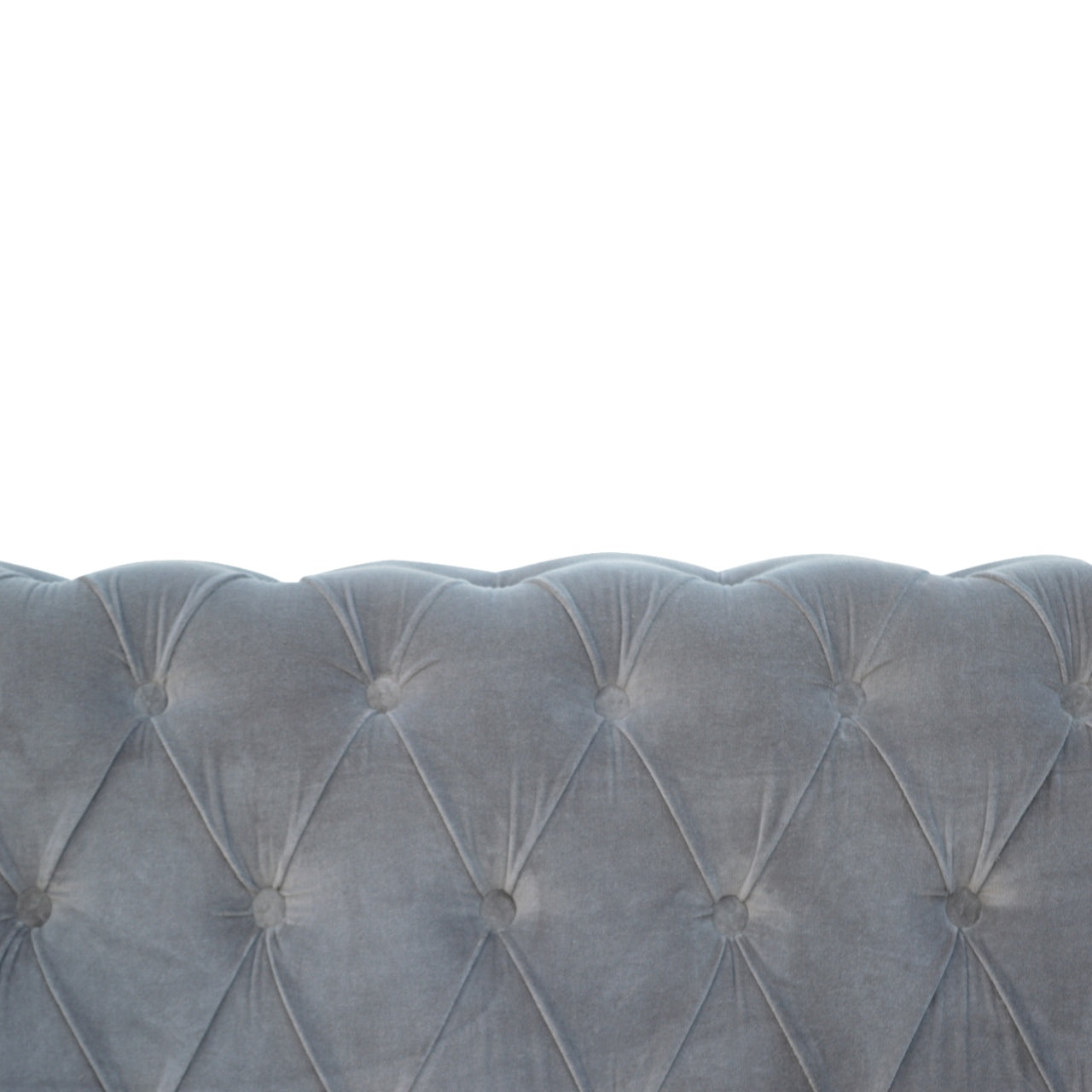 Grey Velvet Chesterfield Sofa (Pre-Order)