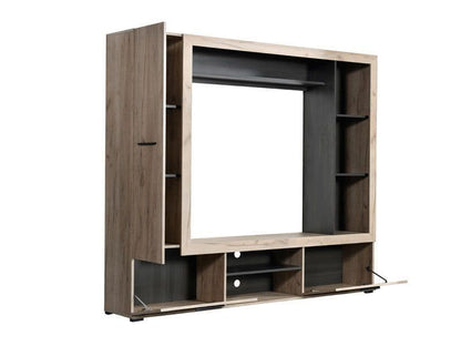 Lucy Grey Oak Effect and Black Entertainment Unit