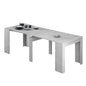 Luz Concrete Grey Effect Large Extending Dining Table