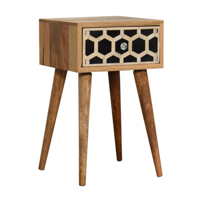 Mini Bone Inlay Bedside Table