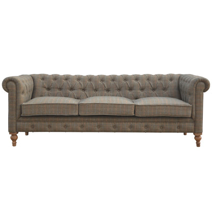 Multi Tweed 3 Seat Chesterfield (Pre-Order)