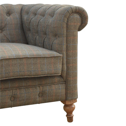 Multi Tweed 3 Seat Chesterfield (Pre-Order)