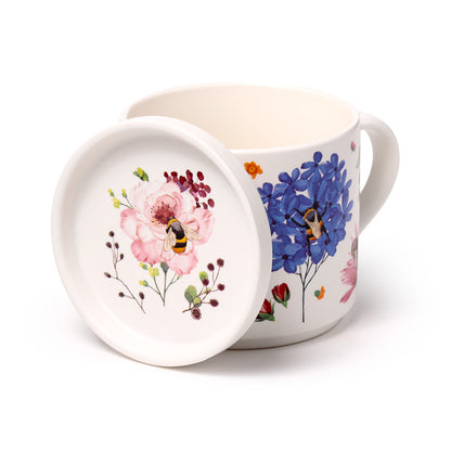 Porcelain Mug & Coaster Lid Set - Nectar Meadows