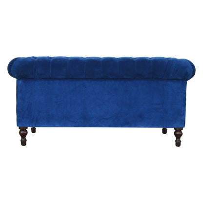 Royal Blue Velvet Chesterfield Sofa (Pre-order)