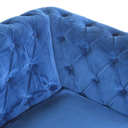 Royal Blue Velvet Chesterfield Sofa (Pre-order)