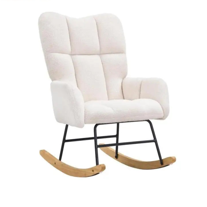 Vevor Teddy Boucle Rocking Chair