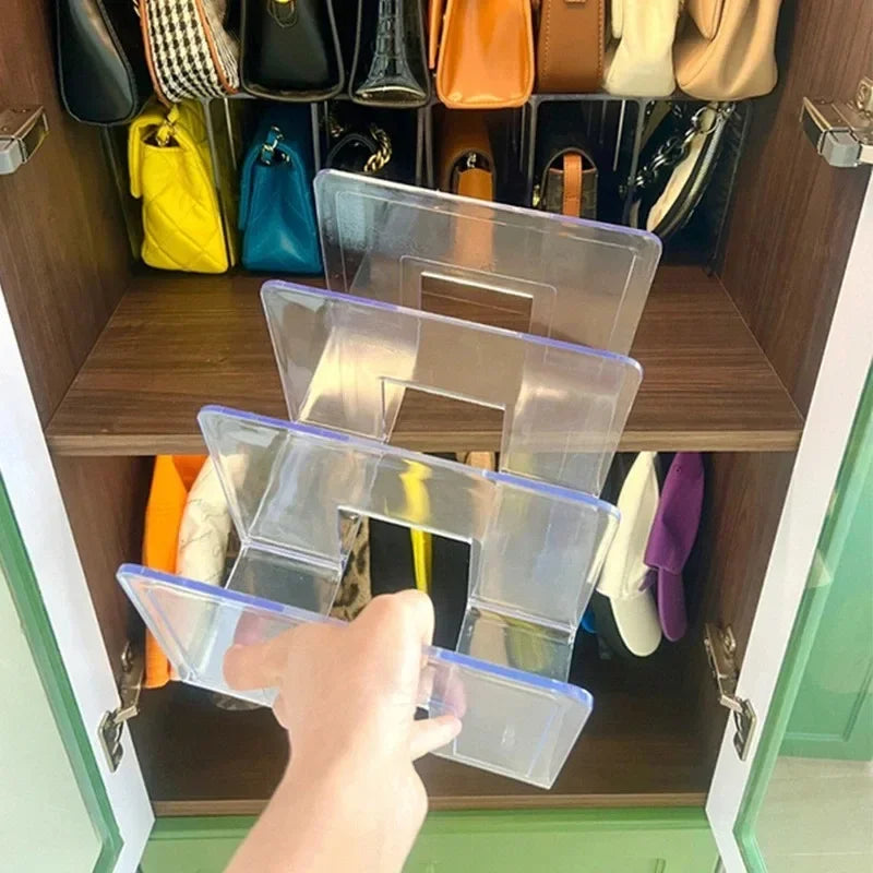 Wardrobe handbag organiser