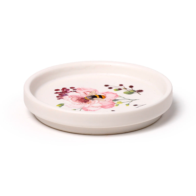 Porcelain Mug & Coaster Lid Set - Nectar Meadows